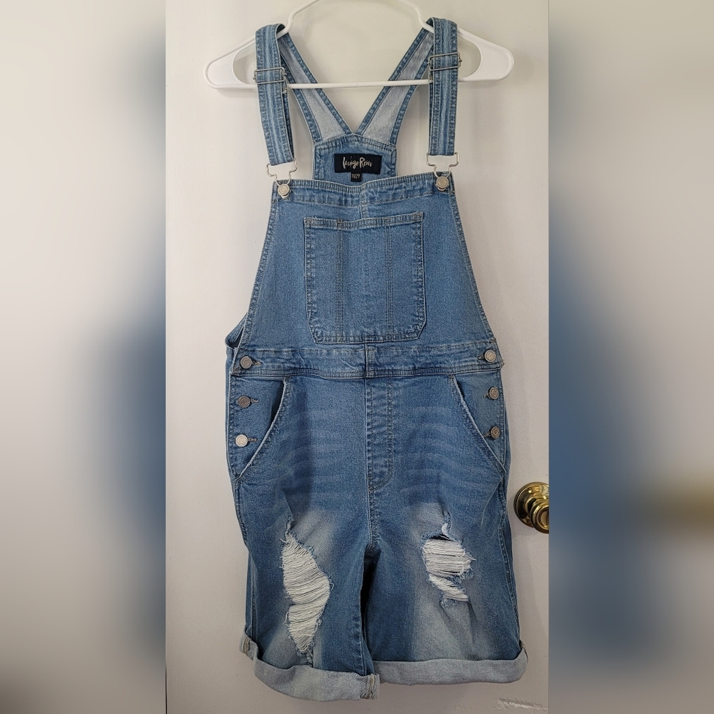 Denim Short Overalls
